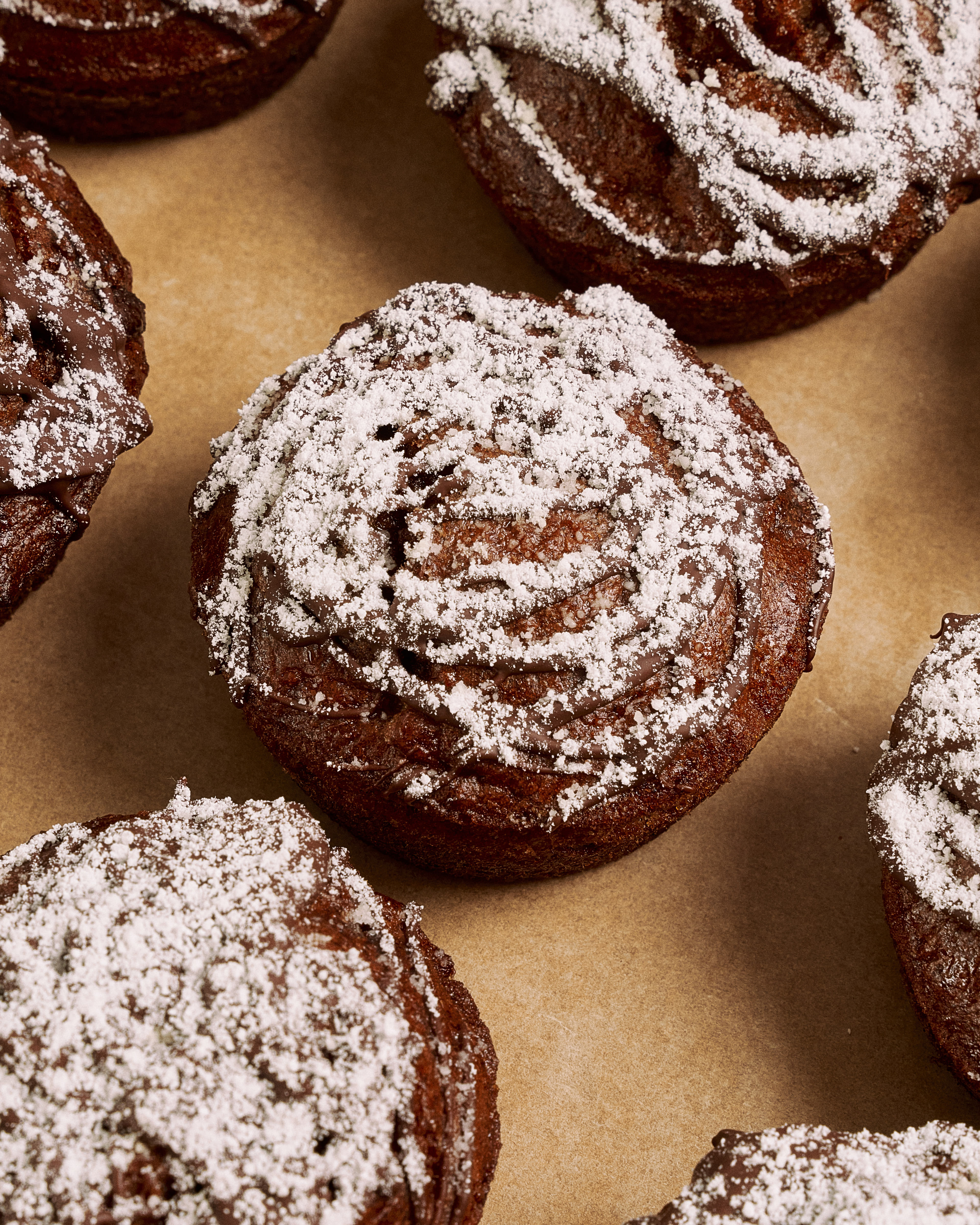 Almond Banana Chocolate Muffin Platter