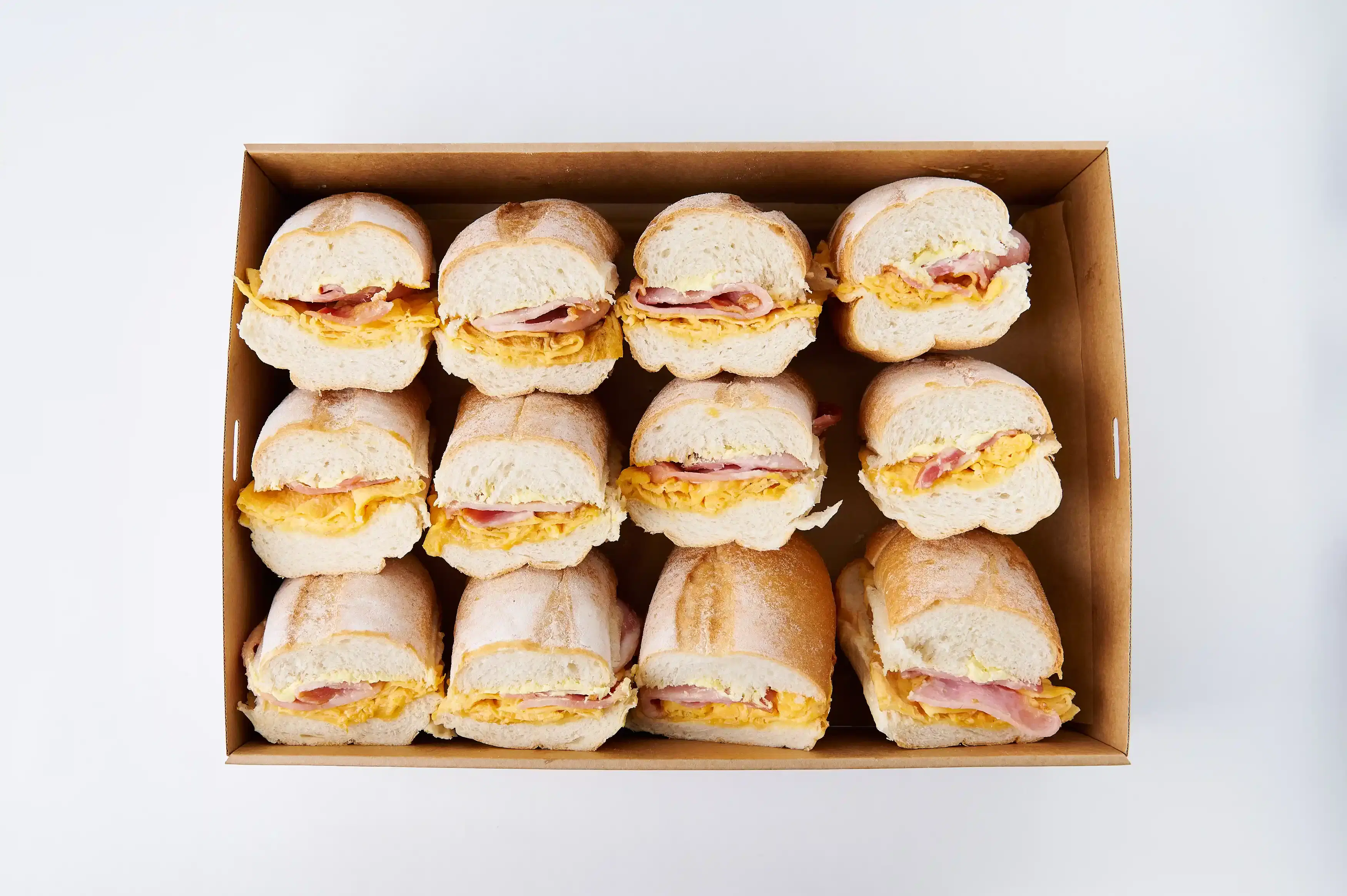 Bacon & Egg Roll Platter