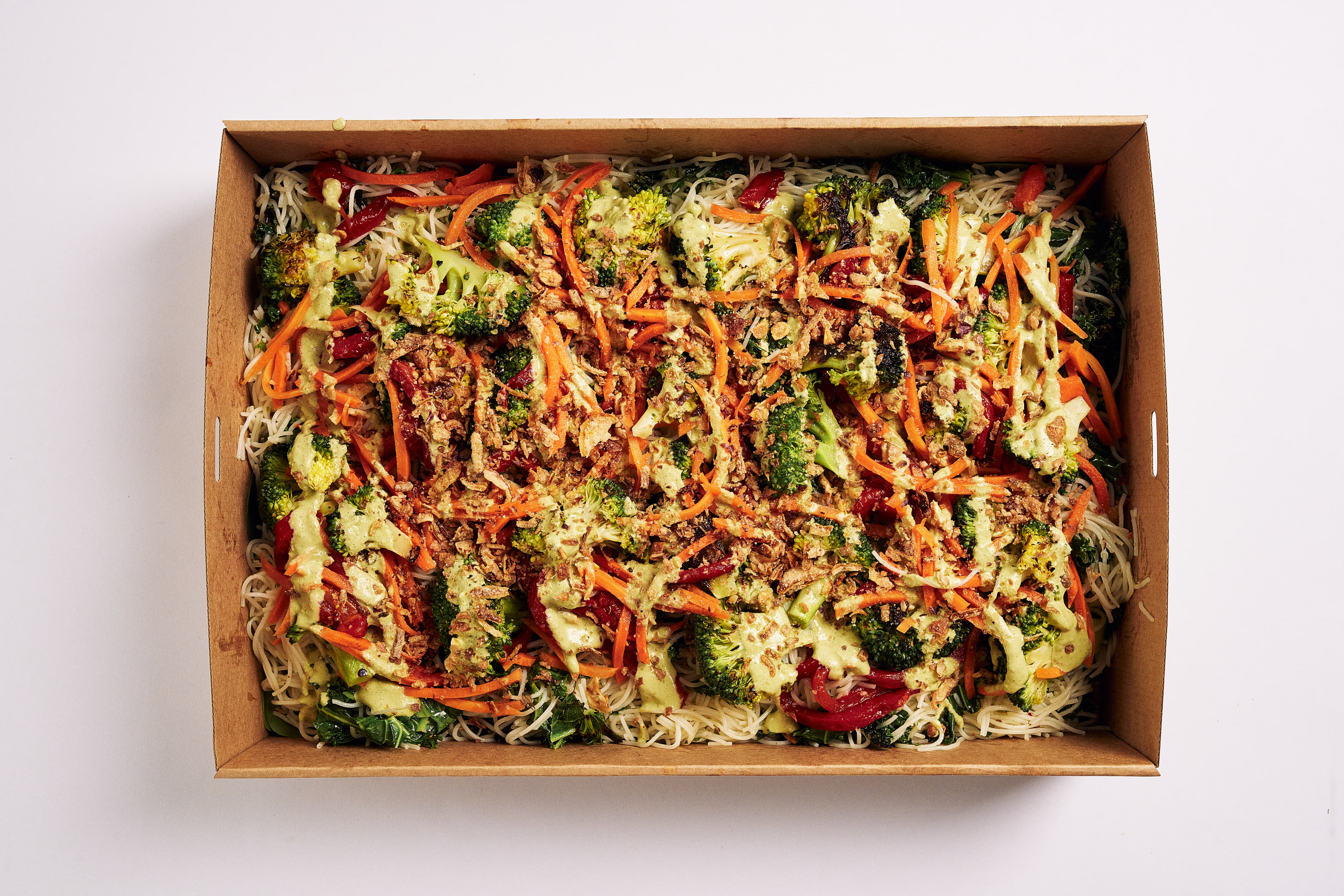 Fresh Herb Noodle Salad Platter