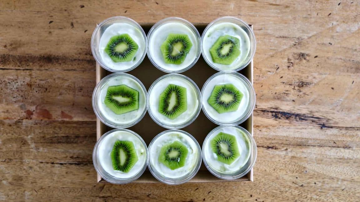 Matcha & Kiwi Chia Pots Platter