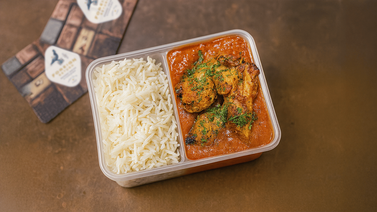 Butter Chicken with Steam Rice