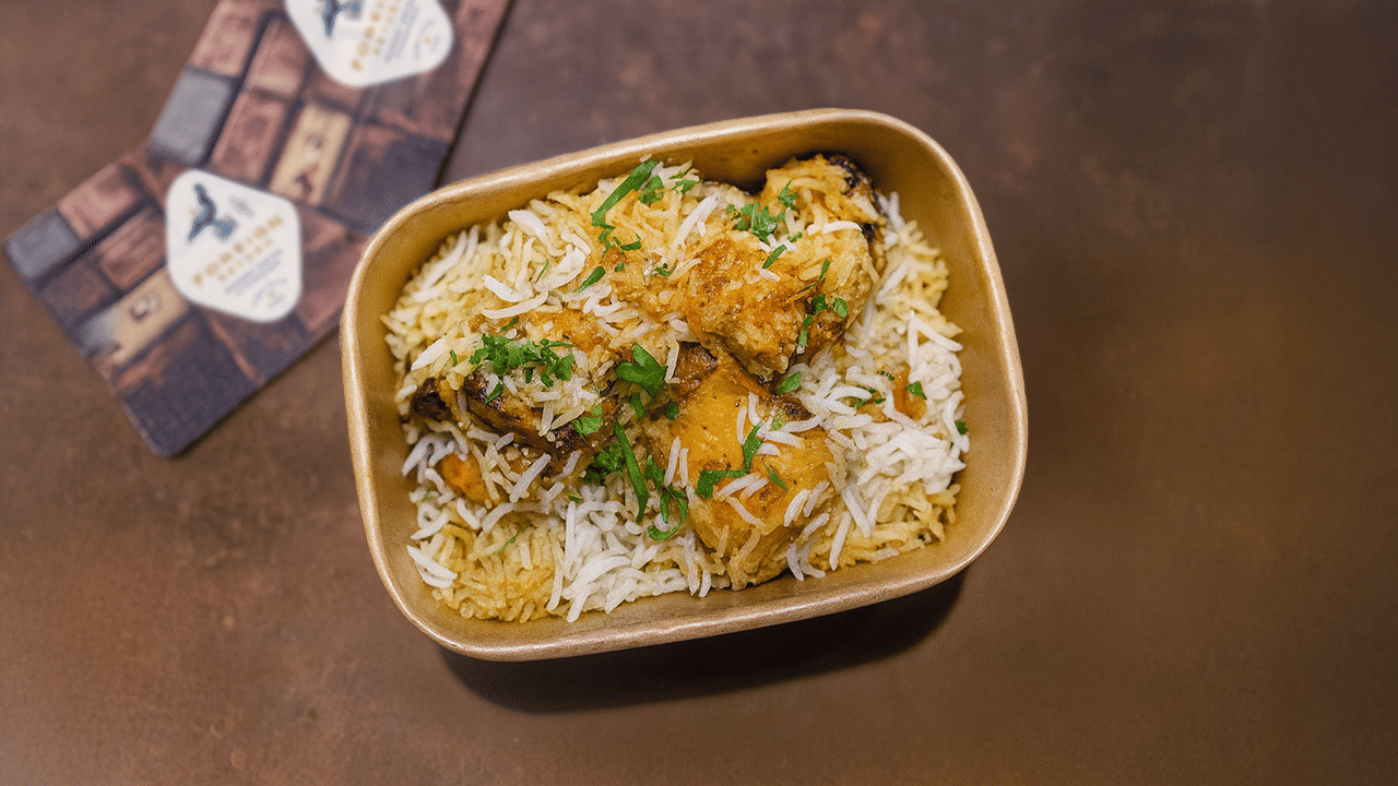 Chicken Dum Biryani, Raita