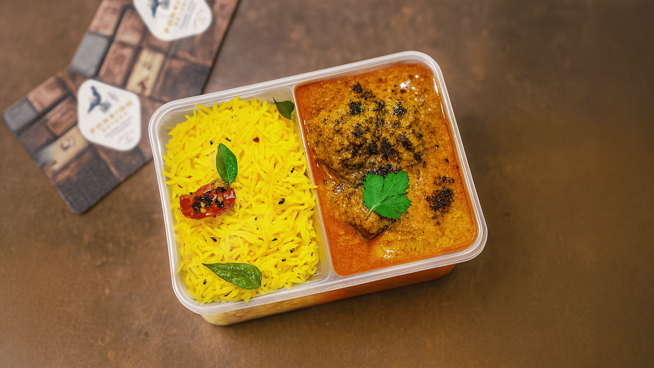 Madras Lamb Curry with Lemon Rice