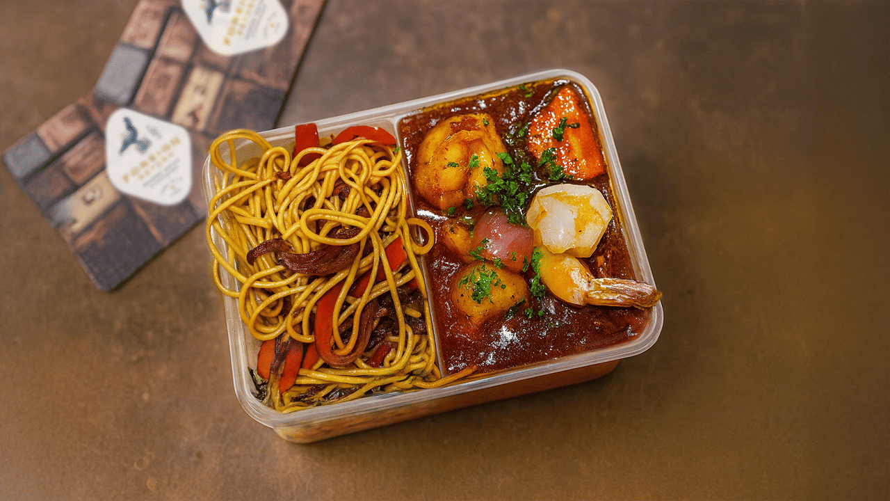 Prawn Stir Fry with Rice or Noodles
