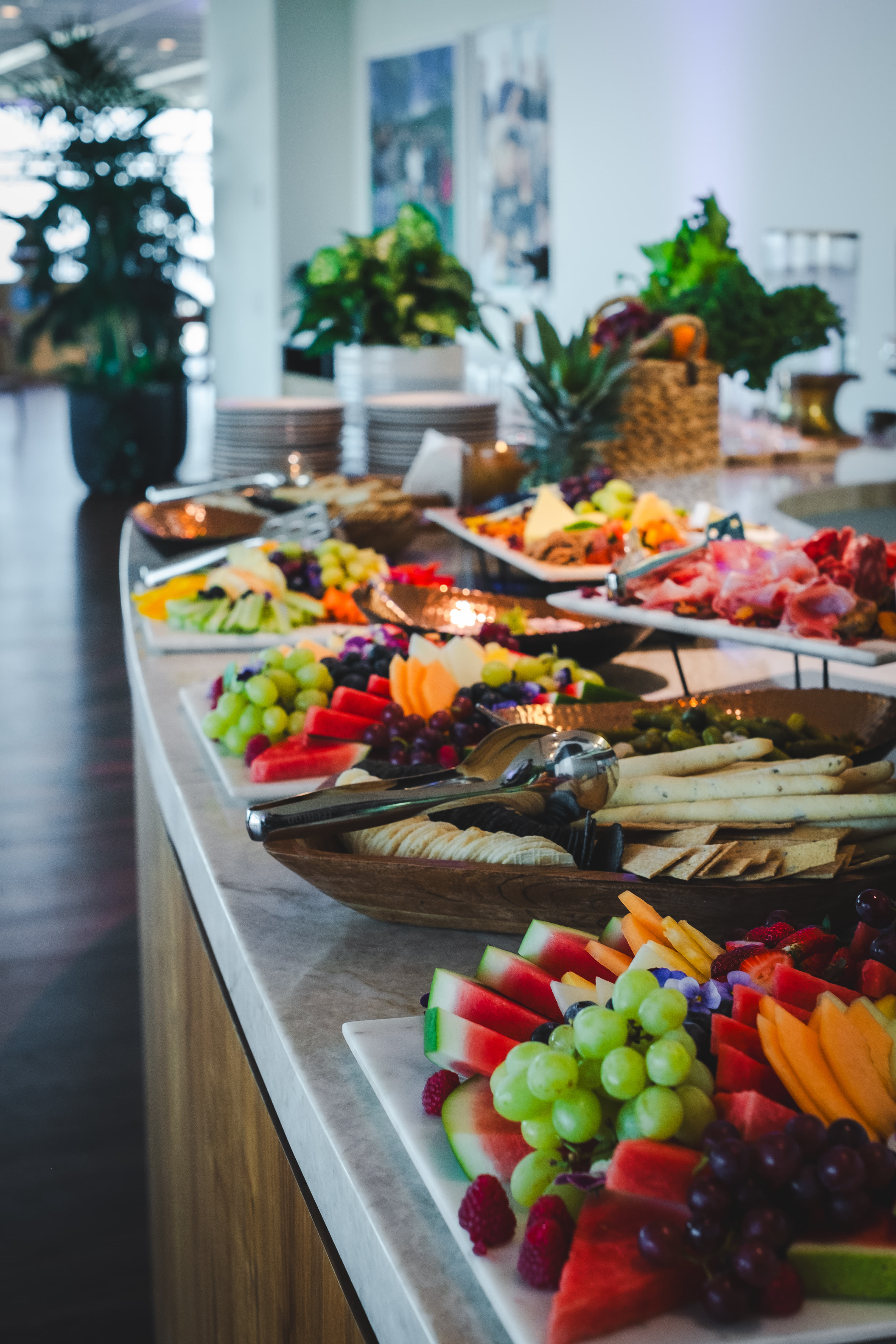 Charcuterie Board + Seasonal Fresh Fruit Platter