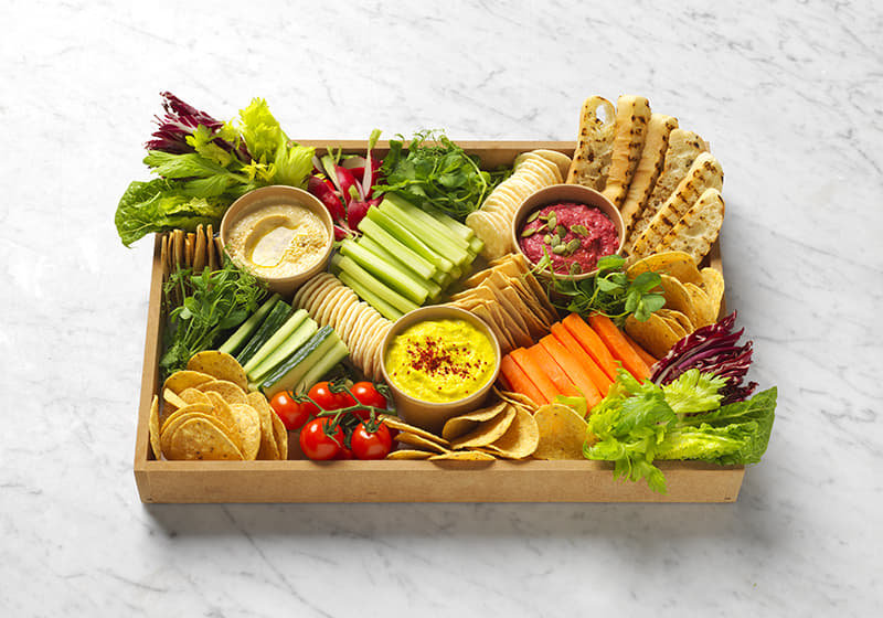 Dips & Vegetable Sticks