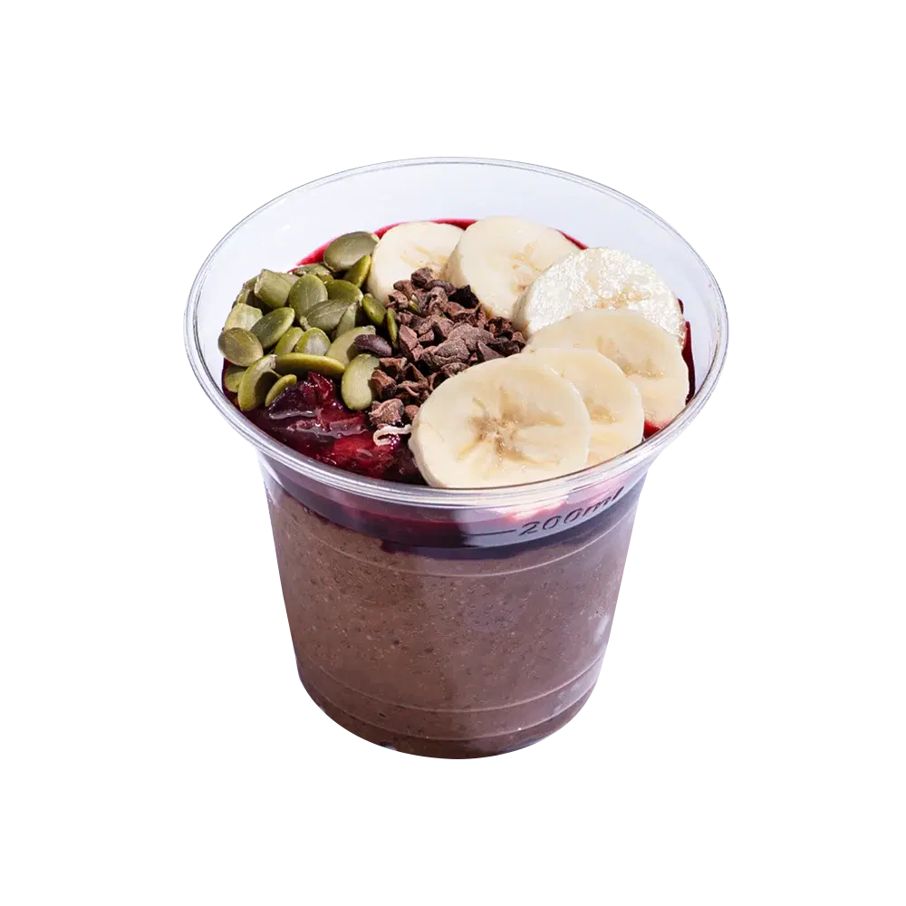 Cherry Chocolate Chia Pudding