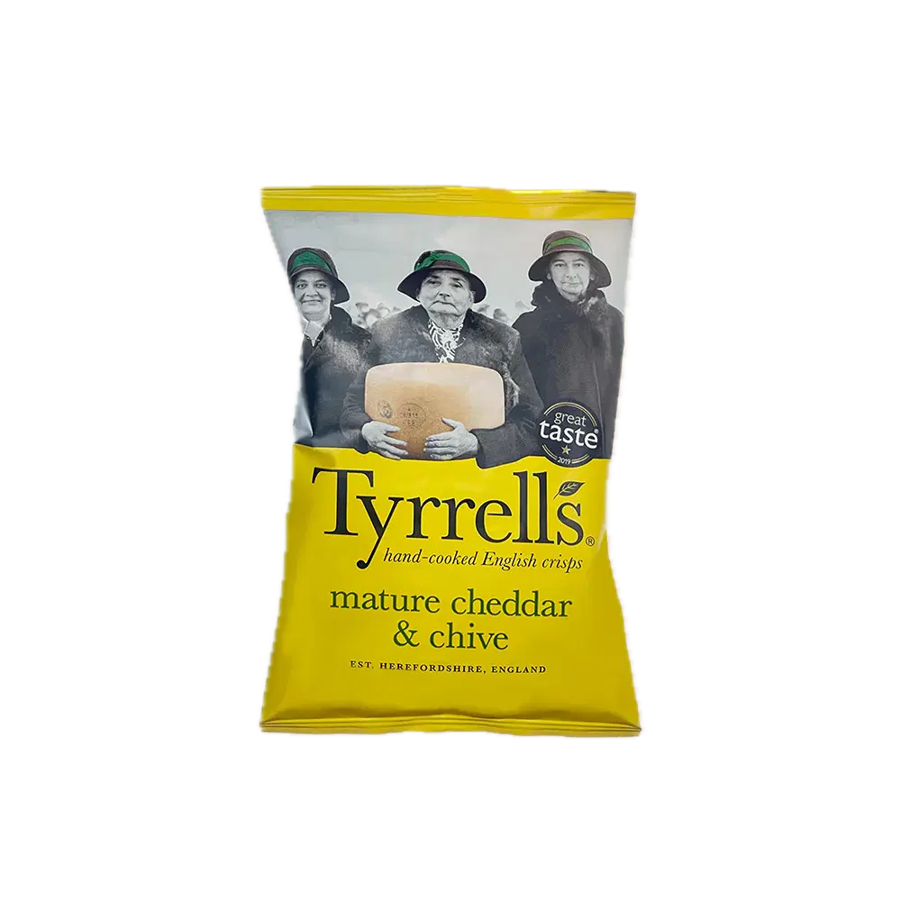 Tyrell's Mature Cheddar & Chive Chips