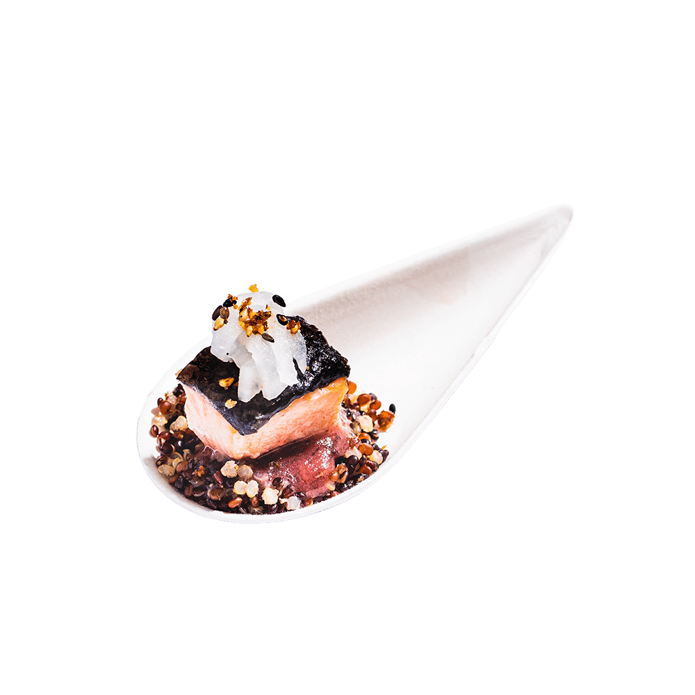 Sous-Vide Salmon with Quinoa