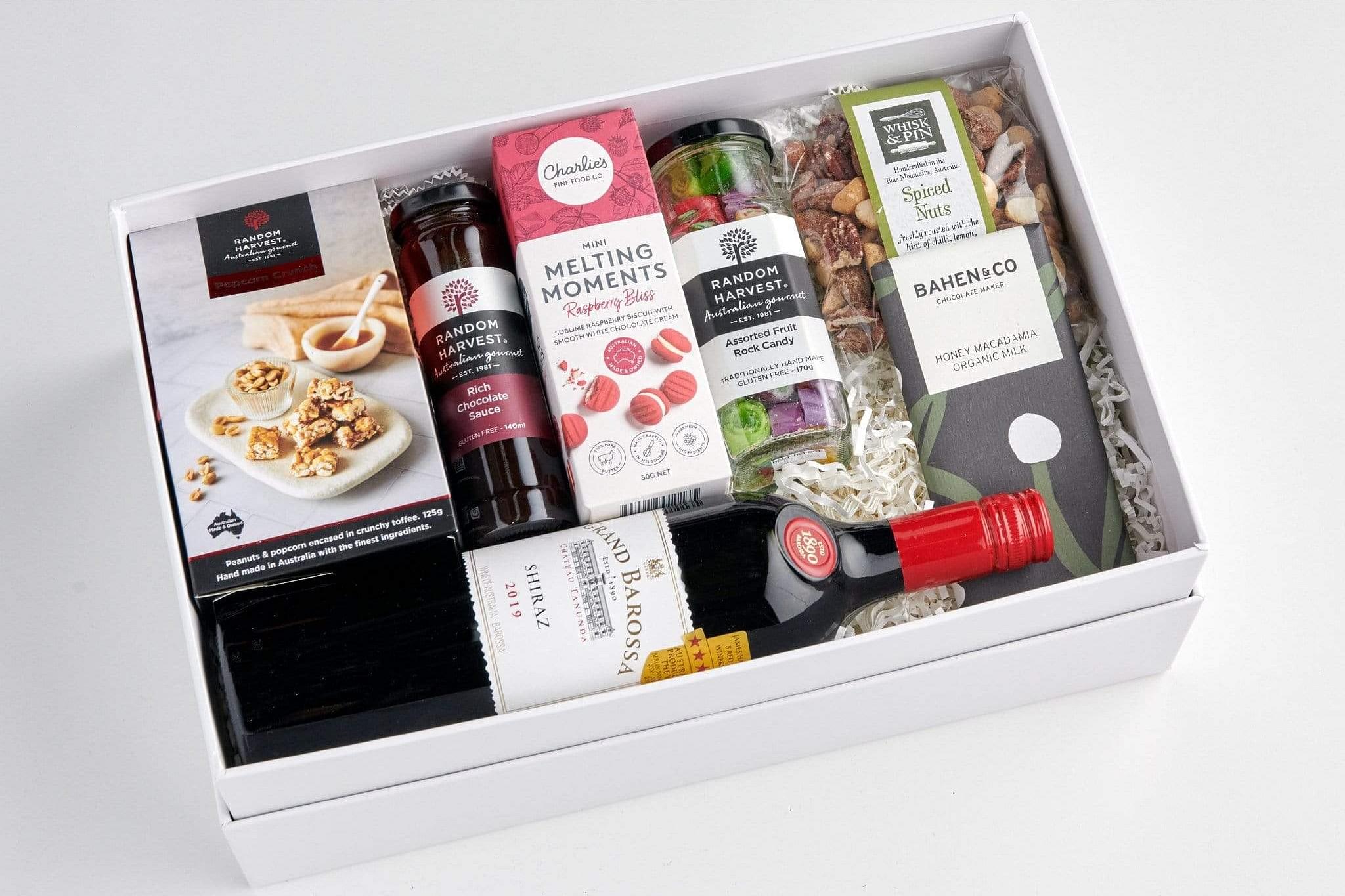 Gourmet Hamper With Red