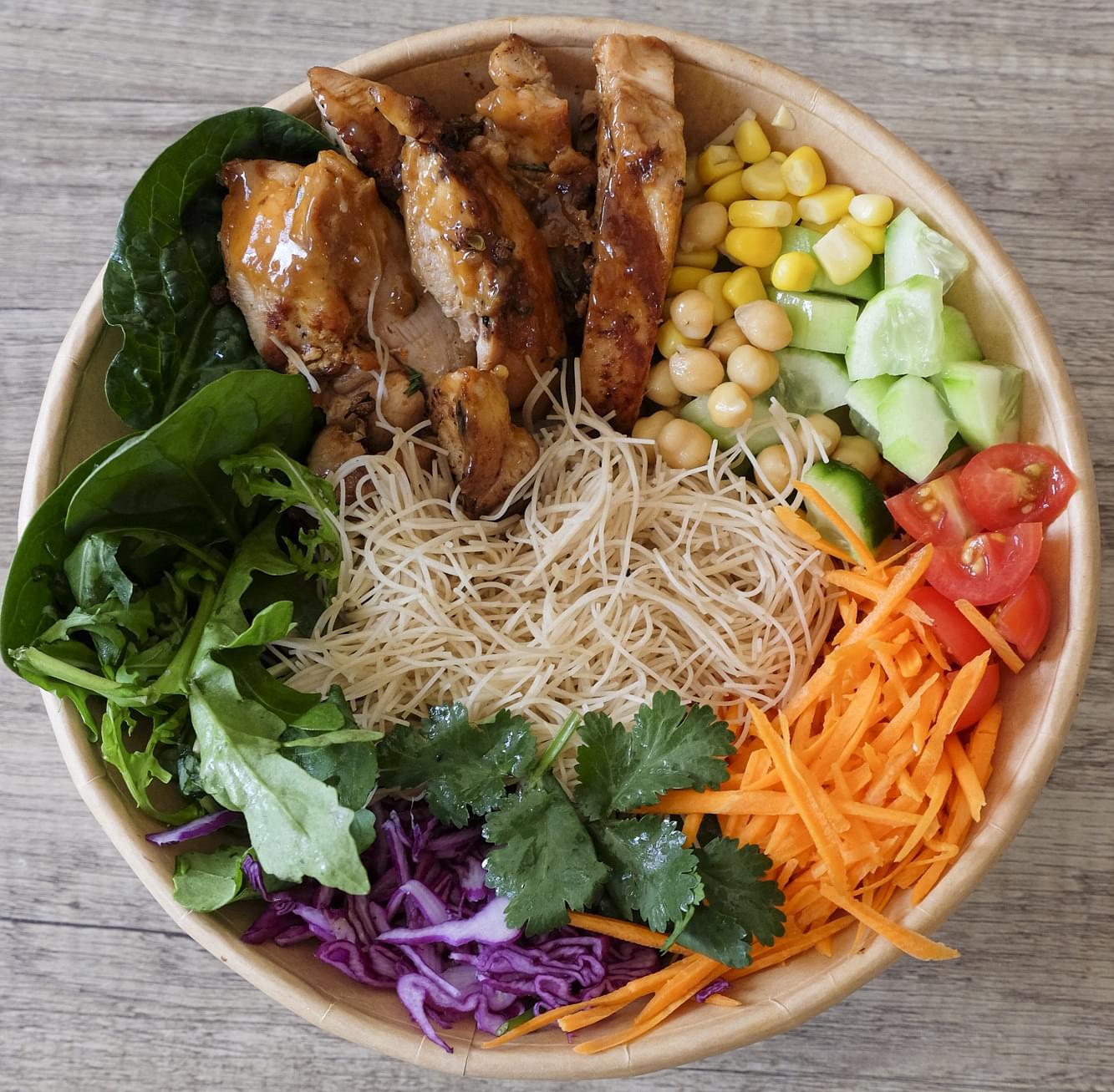Honey Sriracha Chicken Bowl