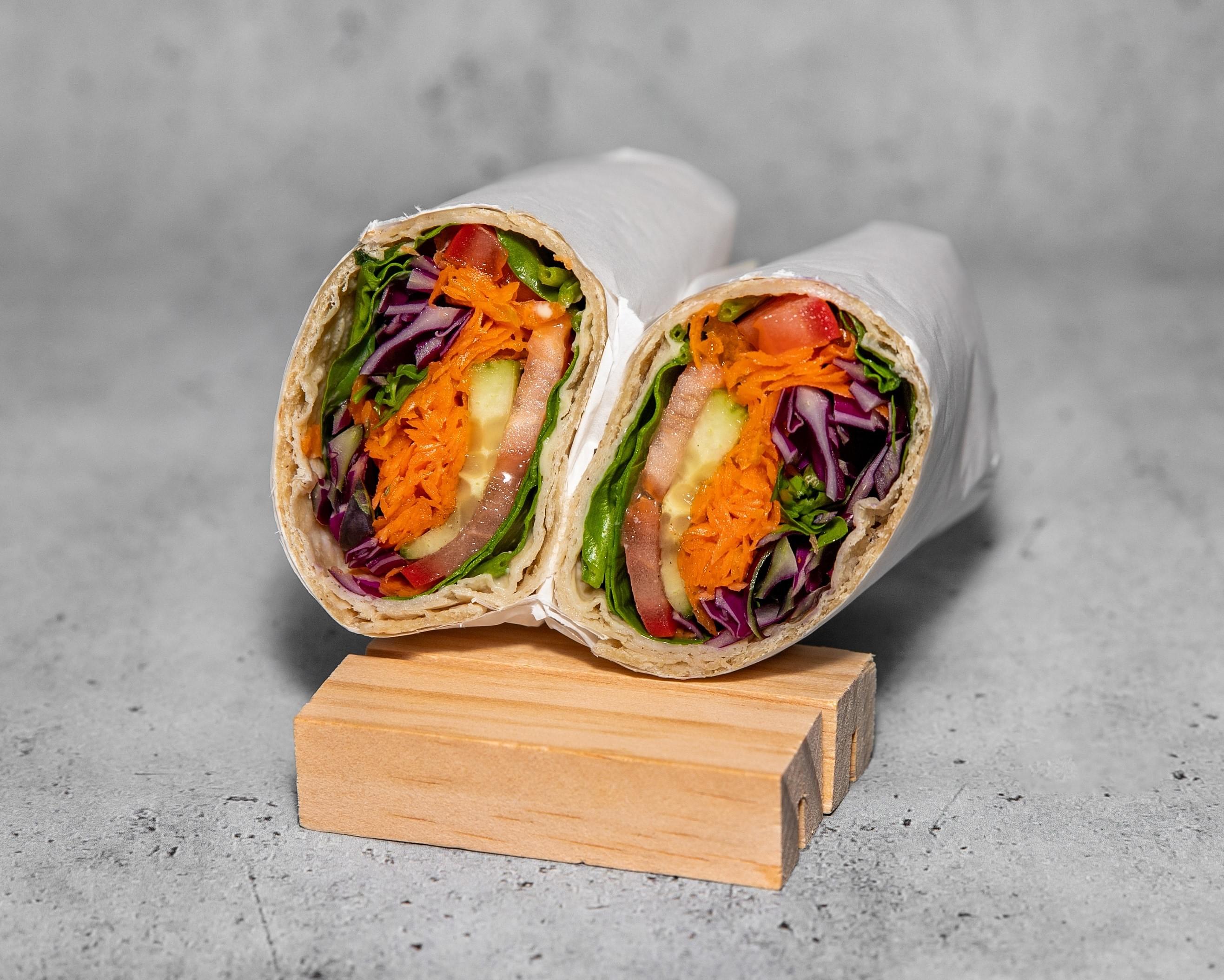 Veg Salad Millet Wrap