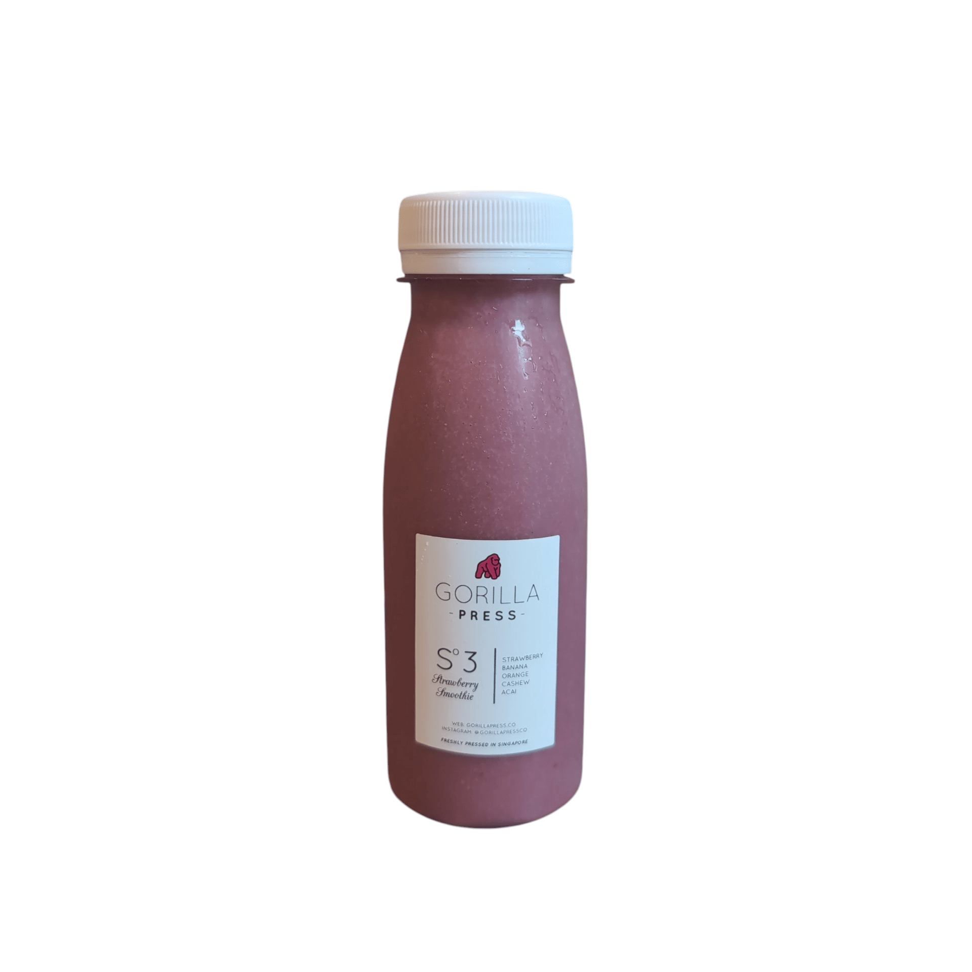 Strawberry Smoothie Plastic Bottle