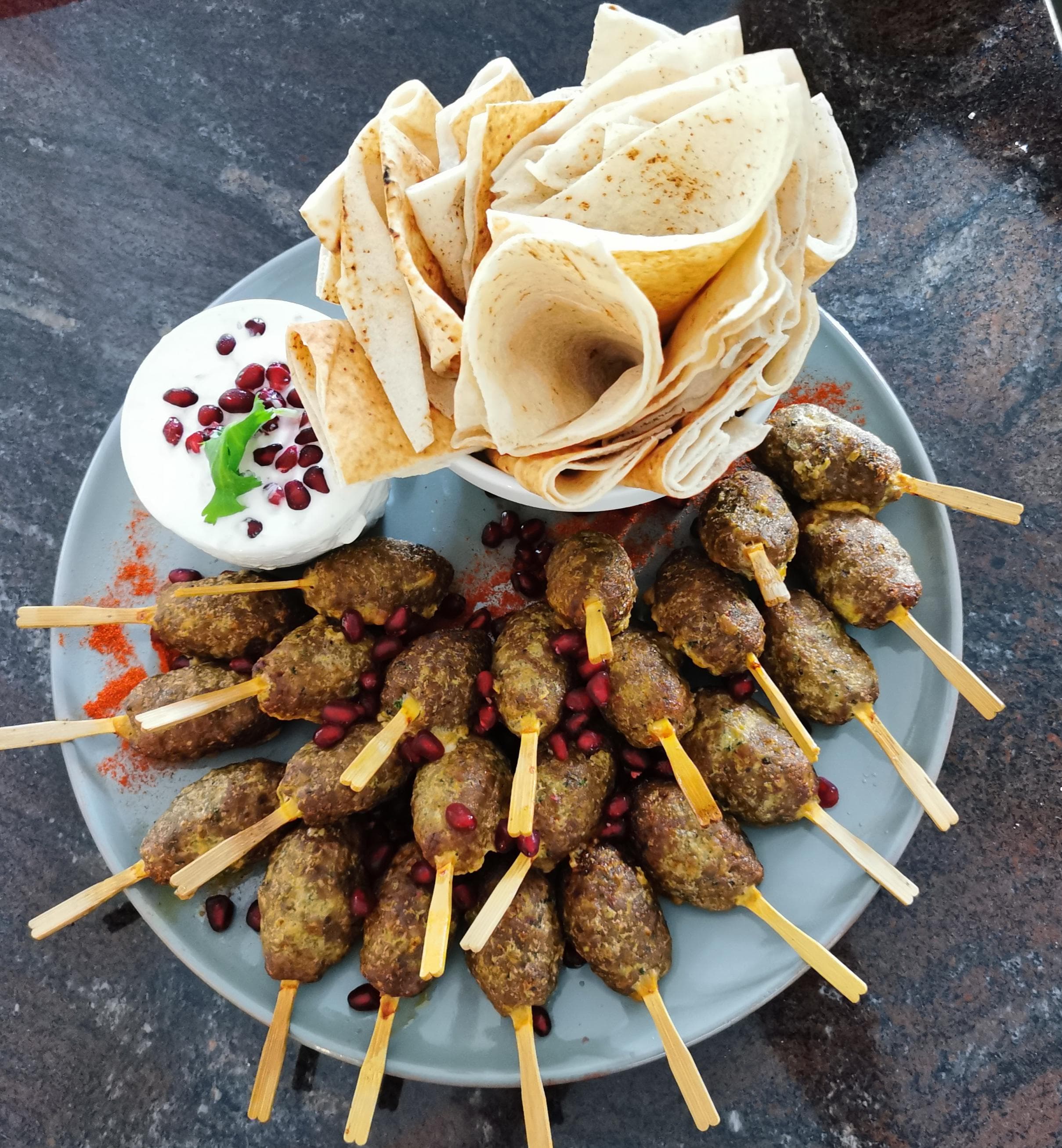 House Made Beef Kofta Skewers