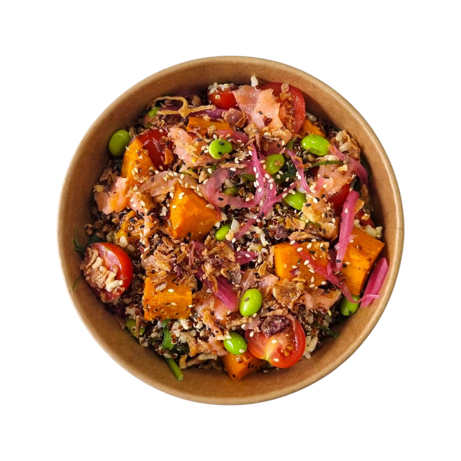 Edamame Seaweed Brown Rice Salad