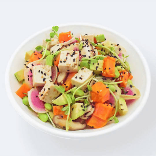 Marinated Tofu Poke Bowl