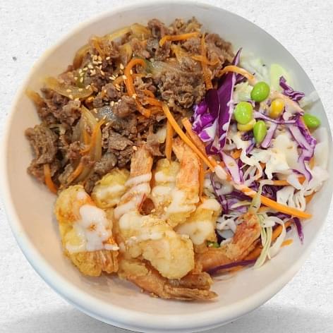 Surf & Turf Rice Bowl