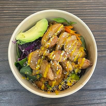 Garlic Soy Chicken Salad Bowl