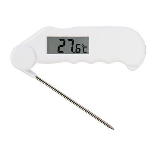 Thermometer Gourmet White with Fold Out Probe