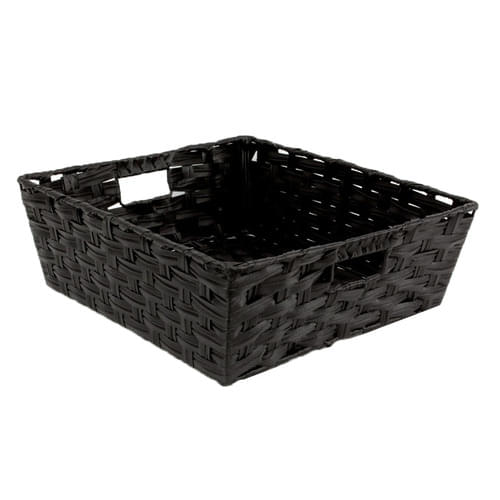 Wooden Rattan Storage Basket