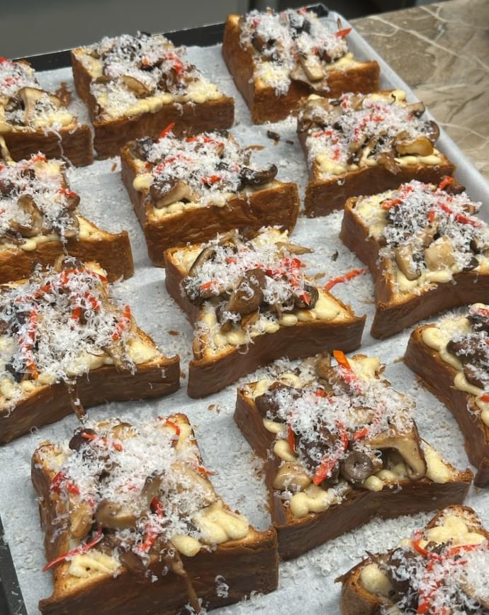 Mushroom & Parmesan Toast