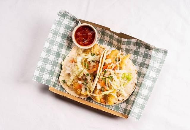 3 Seafood Tacos