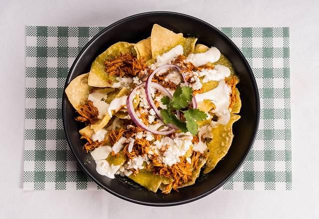 Chilaquiles Rojos (Spicy)