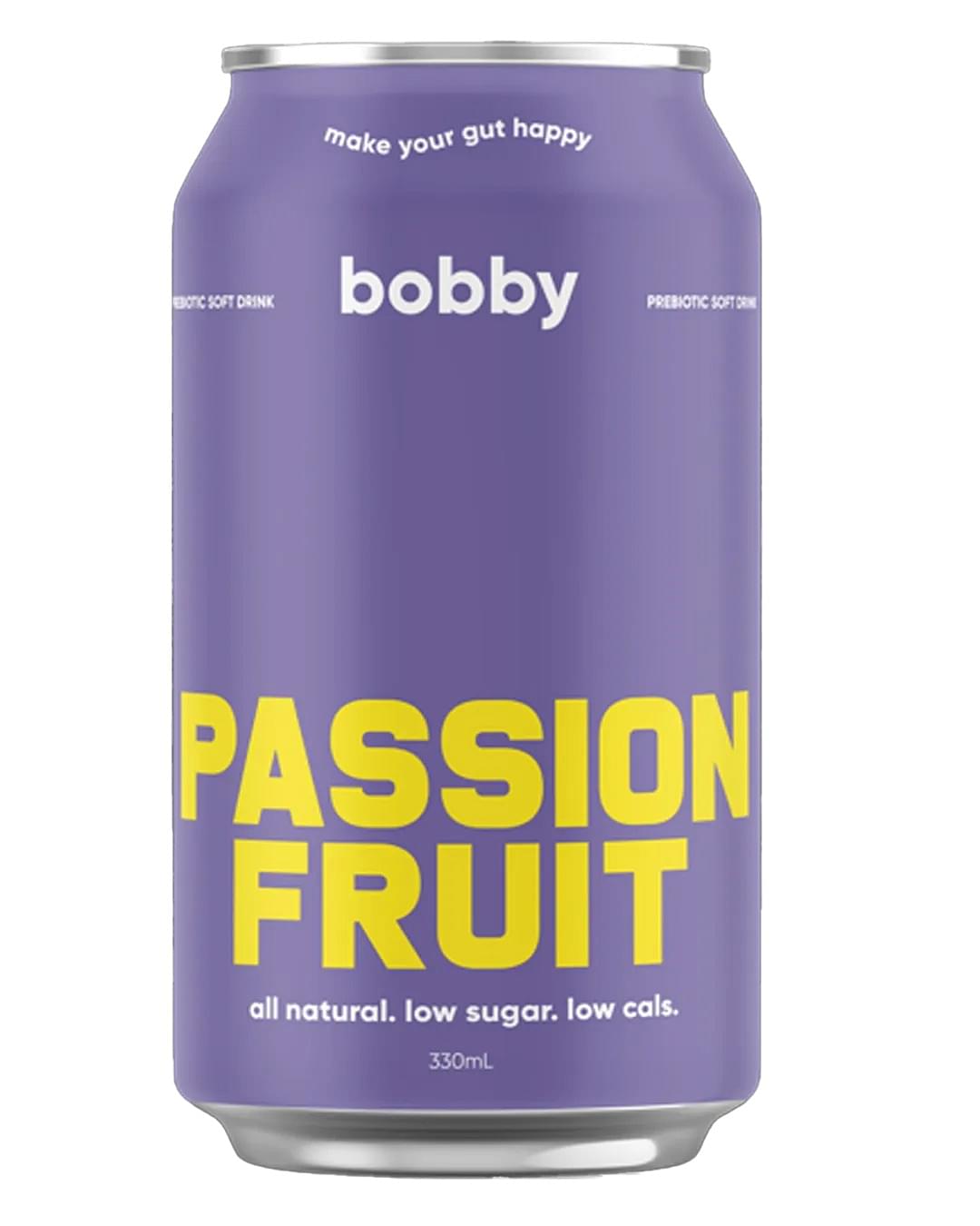 Bobby Passionfruit (Prebiotic Soft Drink)(12 x 330ml Cans)