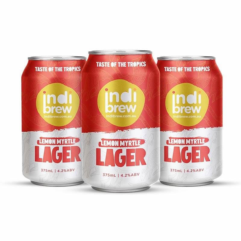 Indibrew Lemon Myrtle Lager