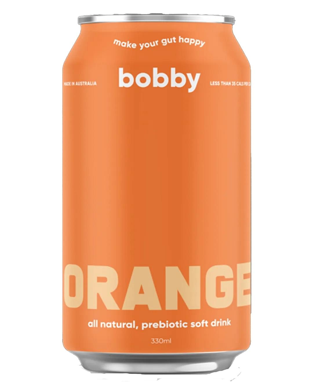 Bobby Orange (Prebiotic Soft Drink) (12 x 330ml Cans)