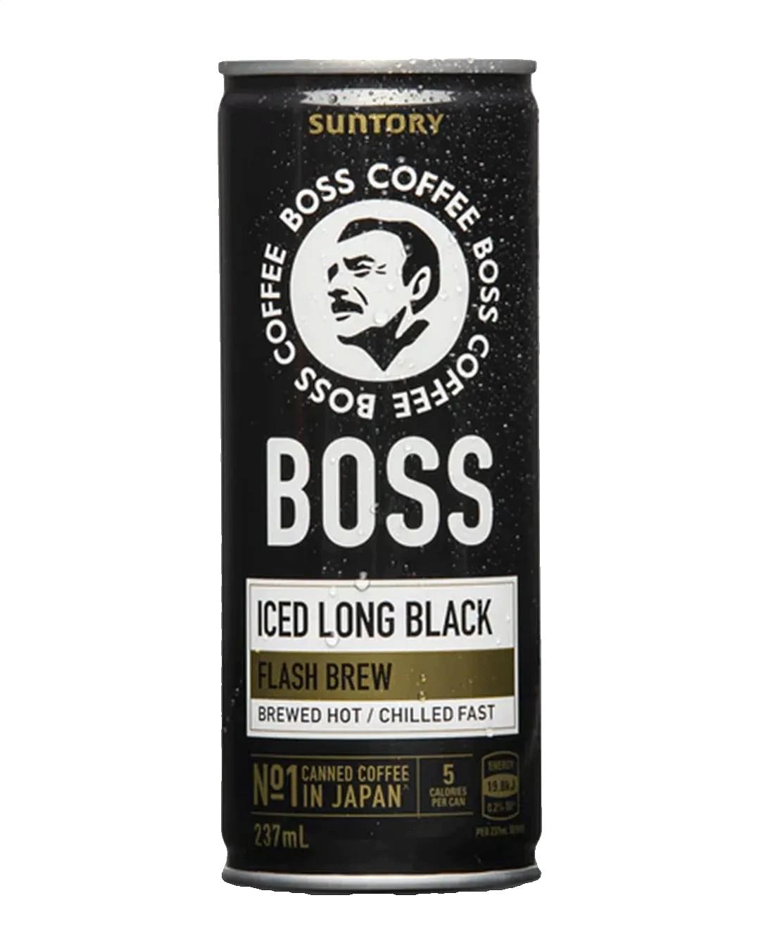 Suntory Boss Coffee Iced Long Black (12 x 237ml)