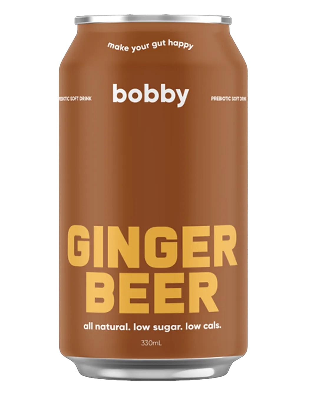 Bobby Ginger Beer (Prebiotic Soft Drink)( 12 x 330ml Cans)