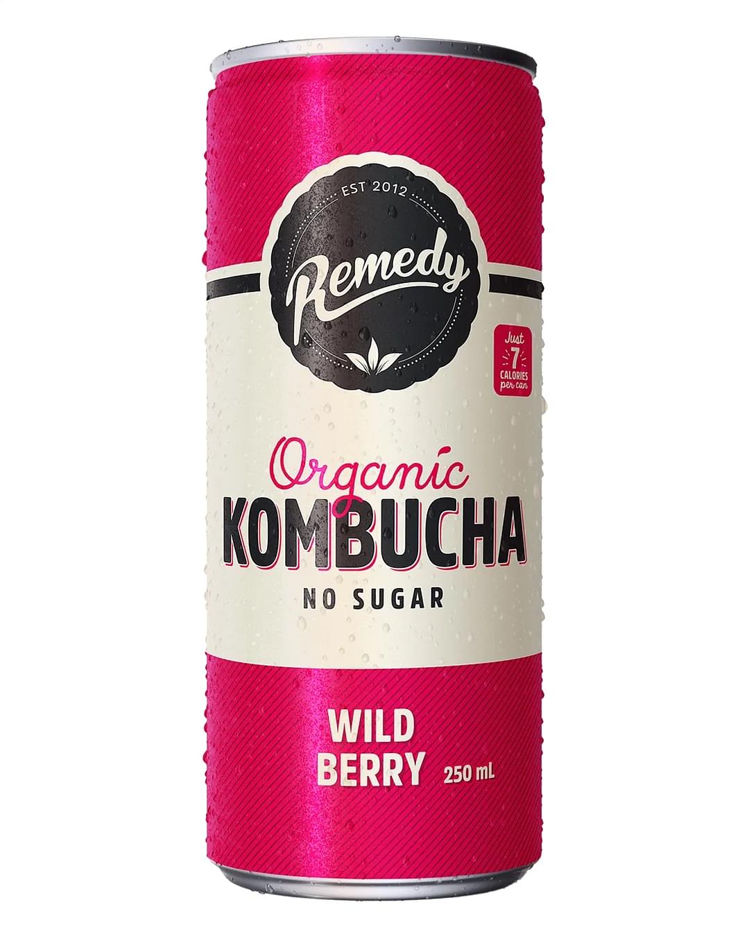 Remedy Kombucha Wild Berry (24 x 250ml Cans)