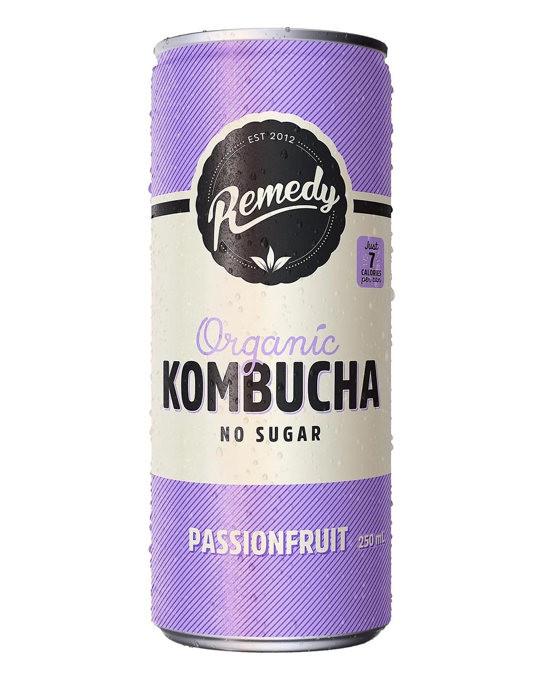 Remedy Kombucha Passionfruit (24 x 250ml Cans)