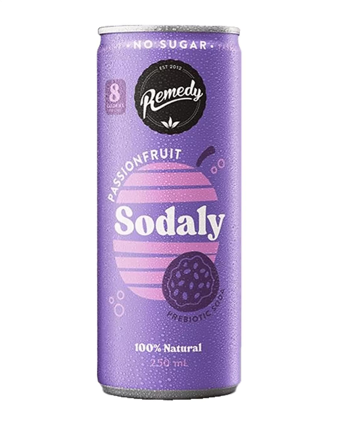 Remedy Sodaly Passionfruit (24 x 250ml) Cans