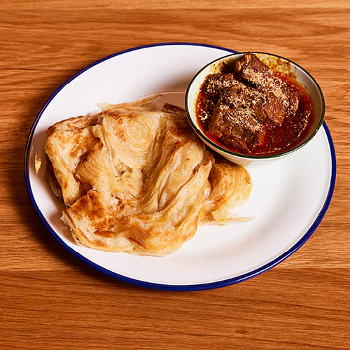 Roti Canai with Beef Rendang