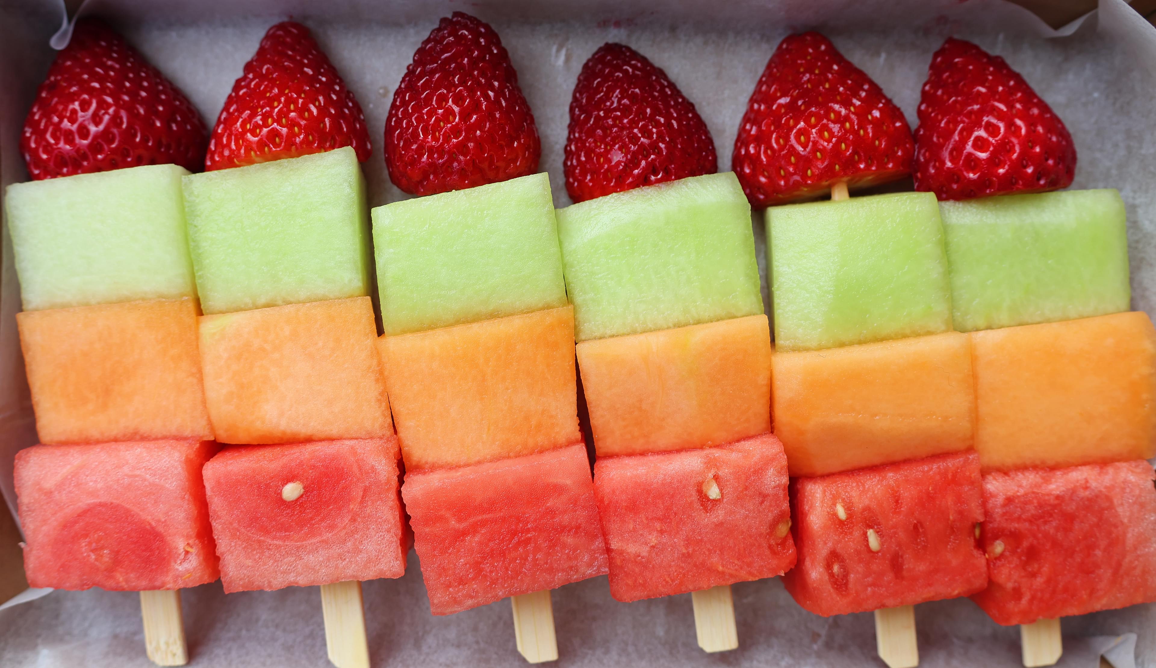 Petite Fruit Kebabs