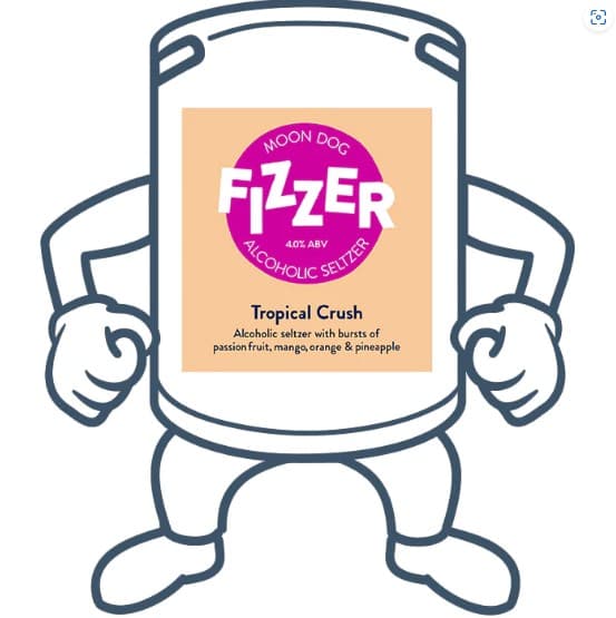 Moon Dog Fizzer Tropical Crush Seltzer