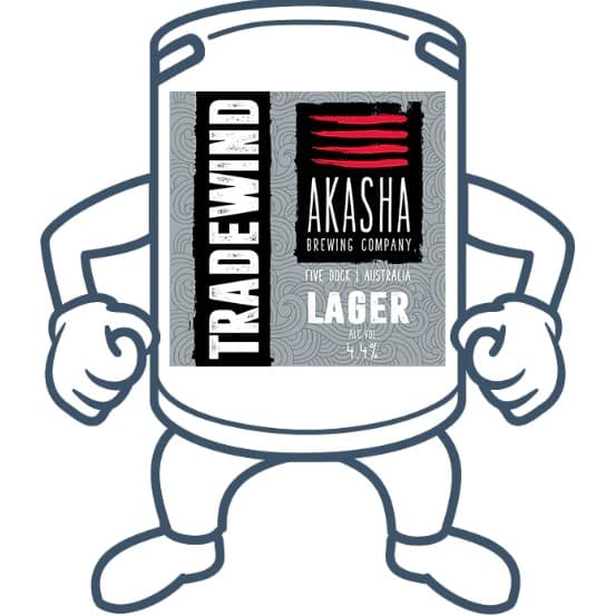 Akasha Brewing Tradewind Lager