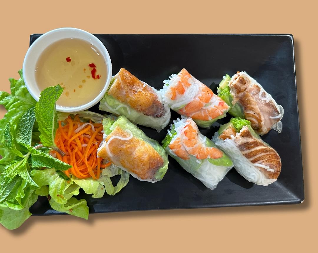 Seafood Rice Paper Rolls Canape Set