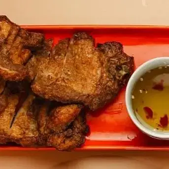 BBQ Pork Chop with Bone Attached