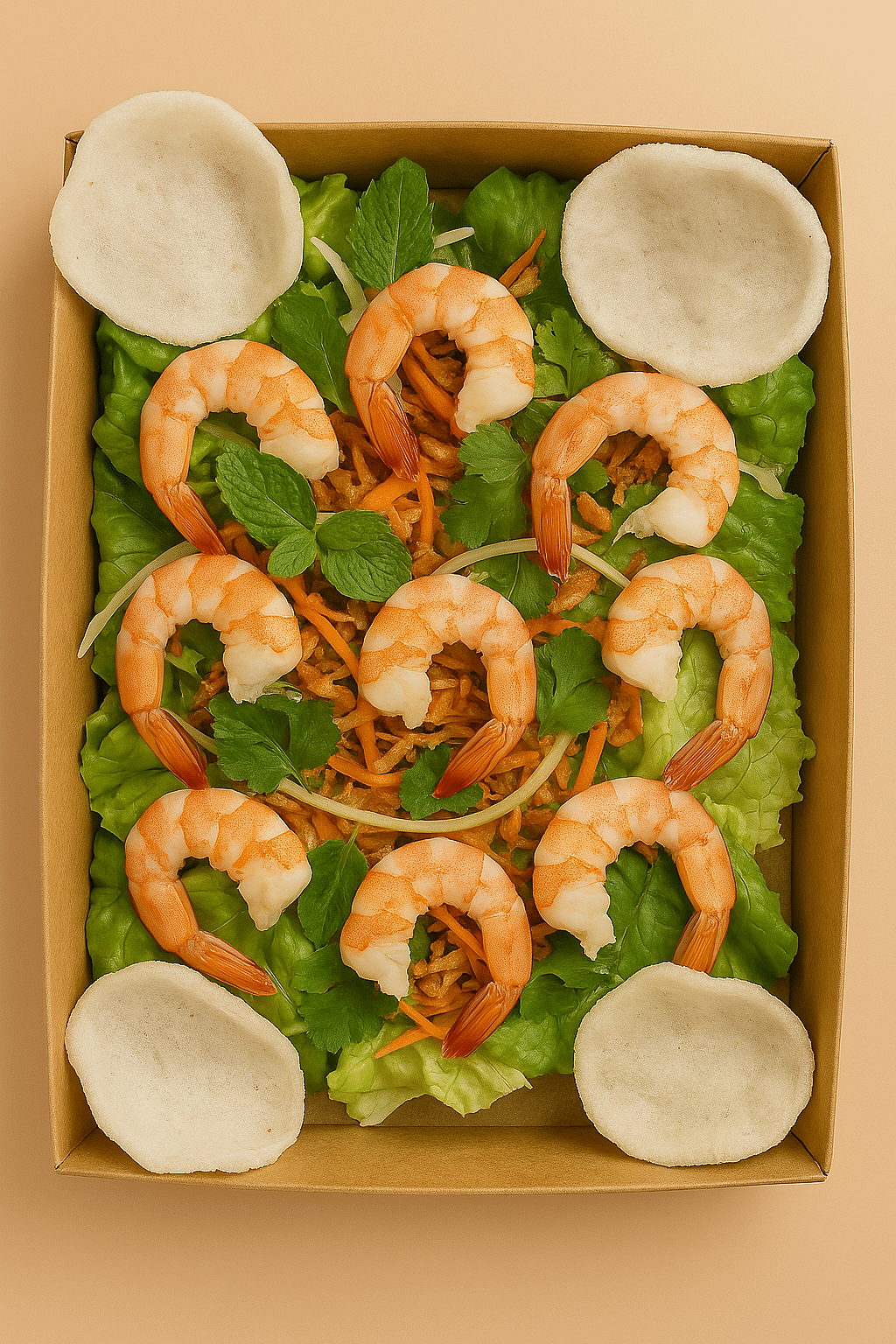 Vietnamese Prawn Salad Platter