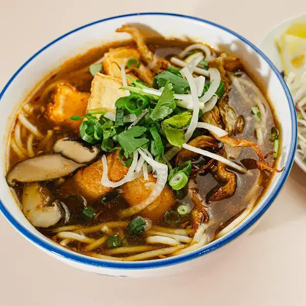 Vegan Lemongrass Noodle Soup (Bun Bo Hue Chay)