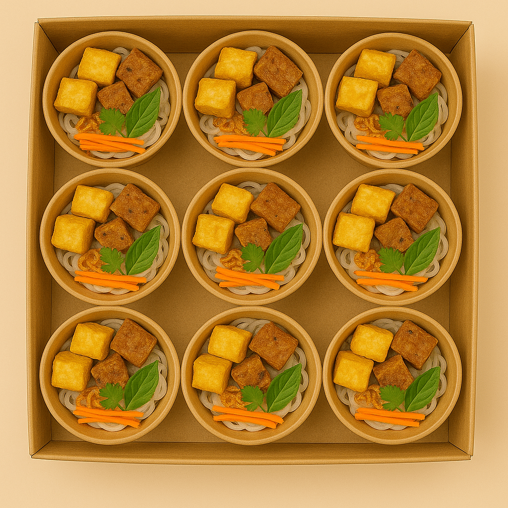 Mini Vegan Vermicelli Bowls