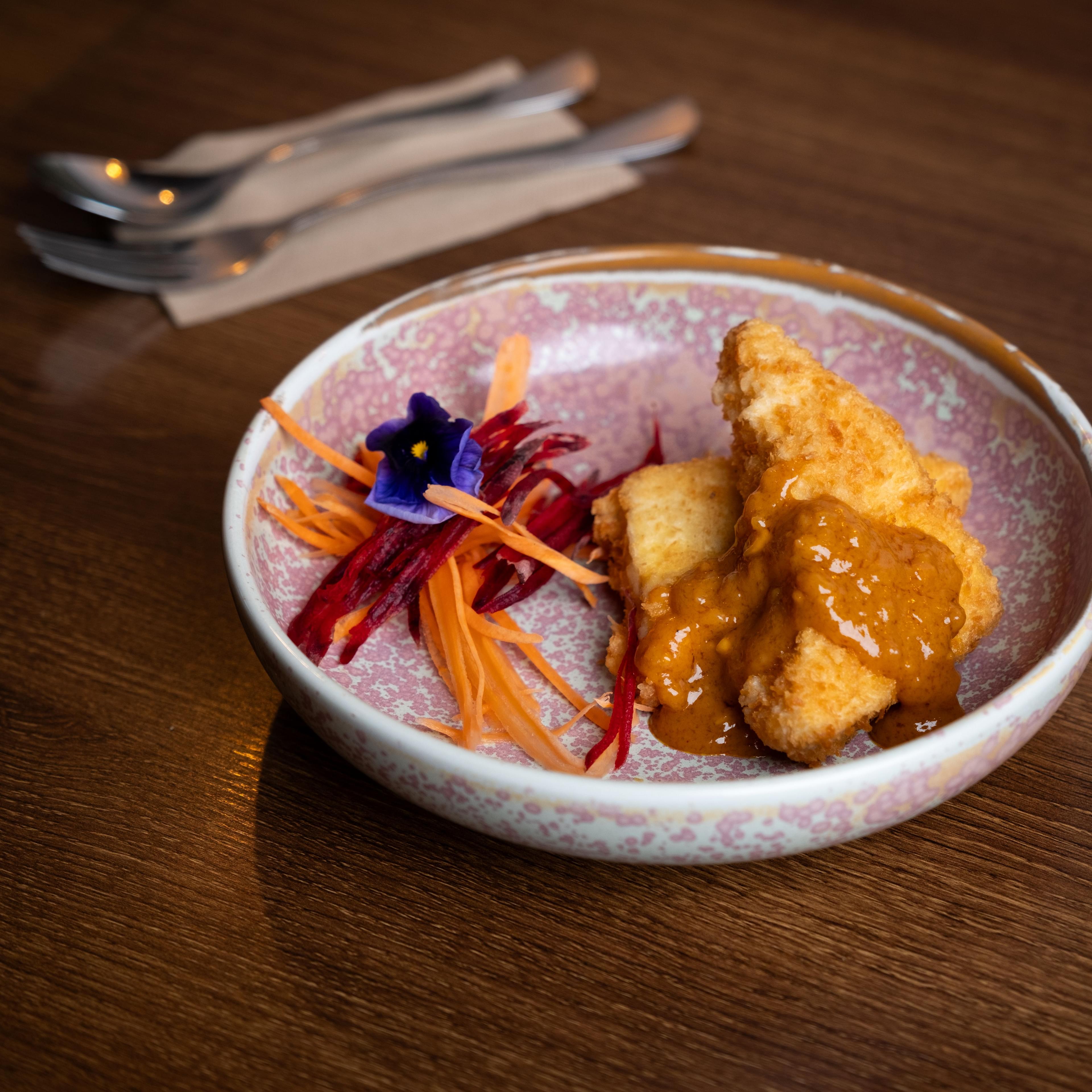 Double Crispy Satay Tofu