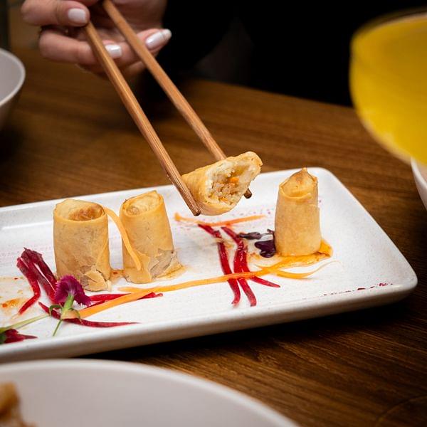 Kūmara Spring Rolls