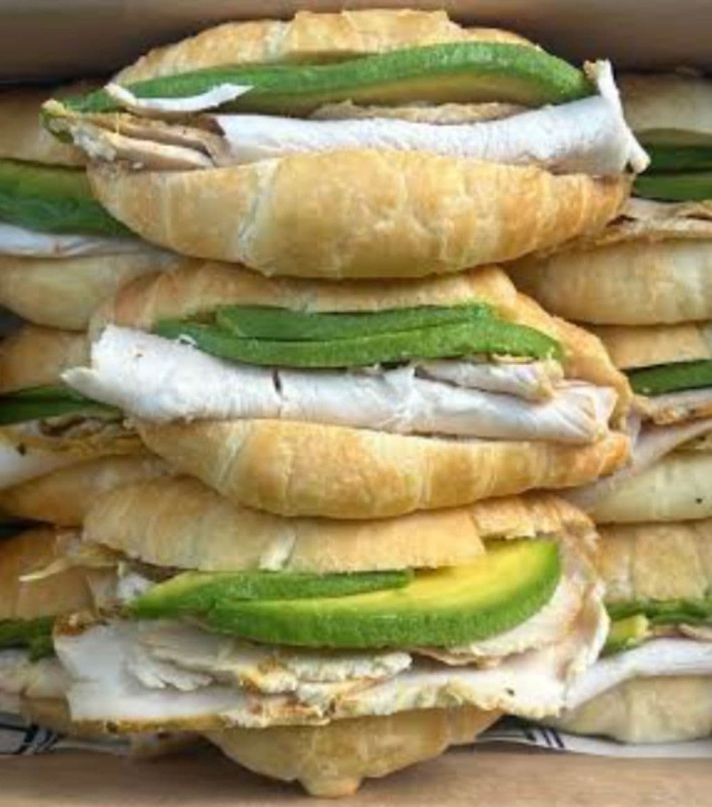 Croissant Chicken Cheese Avocado