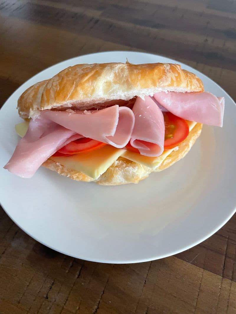 Croissant Ham Cheese Tomato