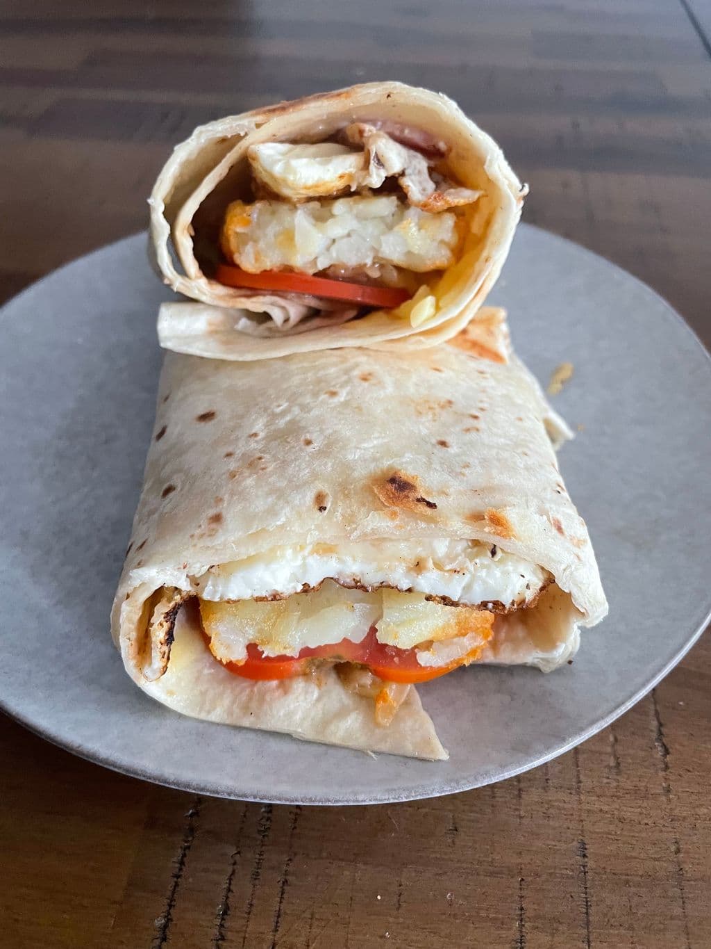 Vegetarian Egg Wrap