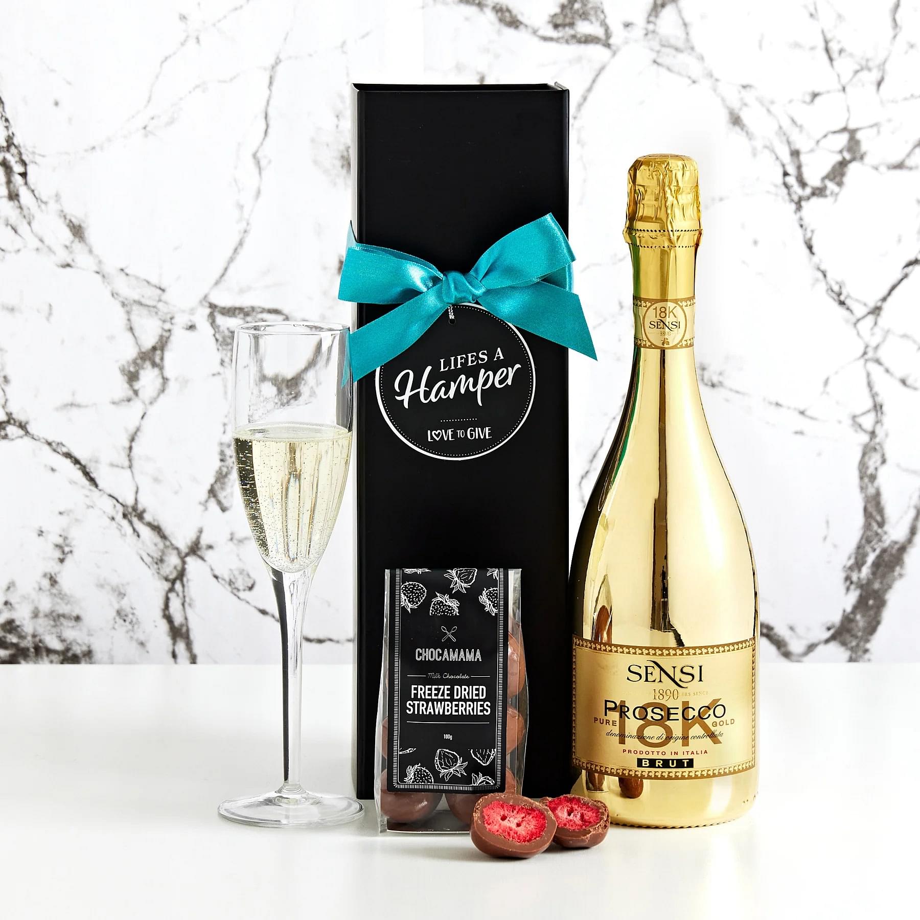 Sensi Prosecco & Strawberries Gift Hamper